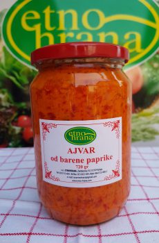 Ajvar od barene paprike (ljuti)