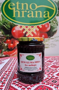 Džem od malina bez šećera 370 gr