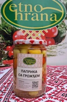 Ljuta paprika sa grožđem 580 gr